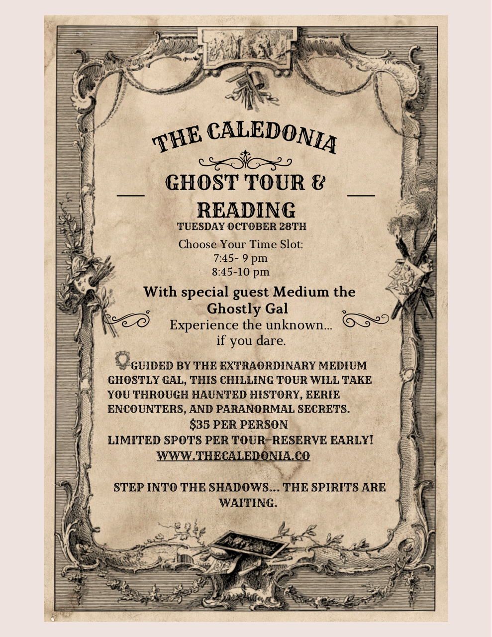 The Ghostly Gal- Ghost Tour | October 28th